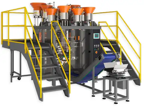 Máquina para contagem e embalagens de kits de ferragens, peças e acessórios (Lufati CE-01)