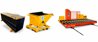 Equipamentos SBMI para elevação, movimentação de resíduos e transferência automatizada de cargas